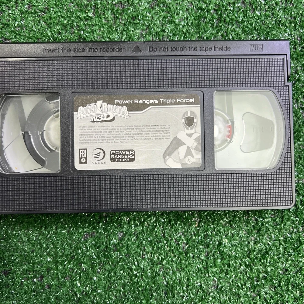Power Rangers in 3D Triple Force! Lightspeed‎ Rescue VHS Rare 2000